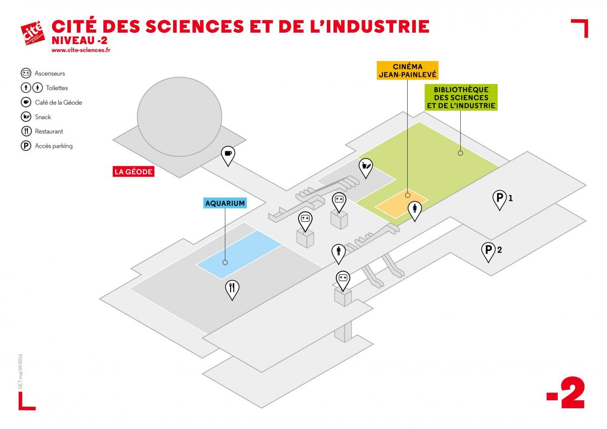 Karte Cité des Sciences et de l ' Industrie Līmenī -2