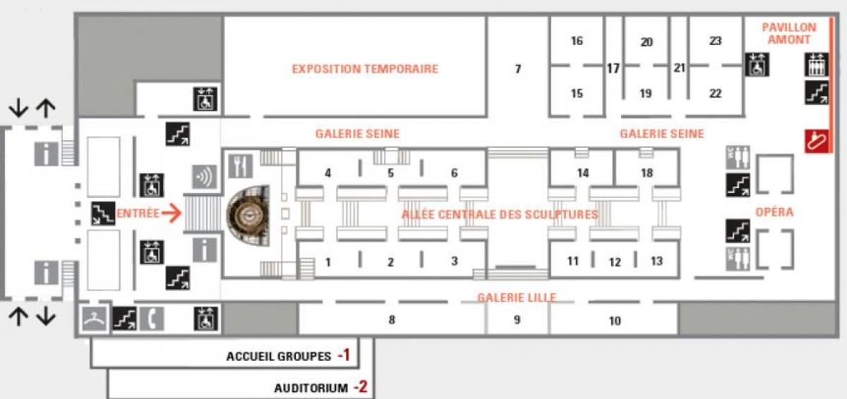 Karte Musée d ' Orsay