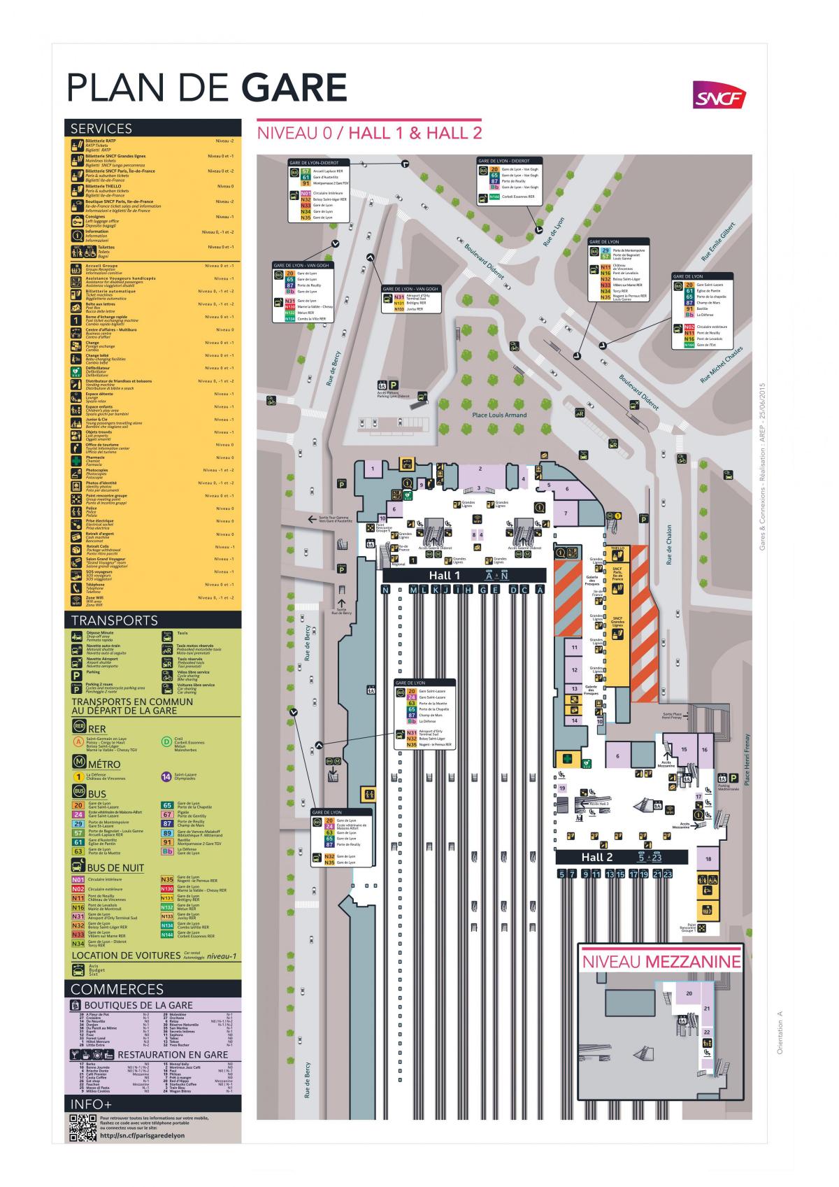 Karte Paris-Gare de Lyon