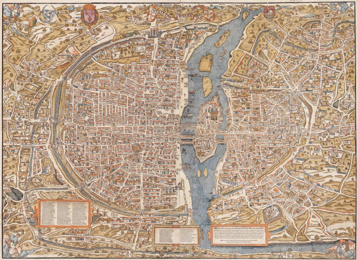 Karte Veco Parīzē
