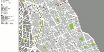 Karte 11 arrondissement (Paris