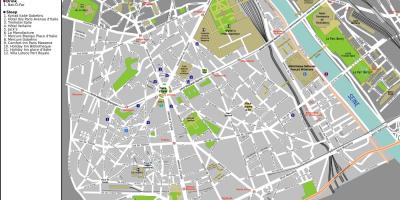 Karte 13th arrondissement (Paris
