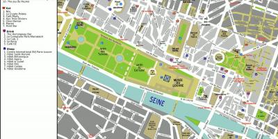 Karte 1st arrondissement (Paris
