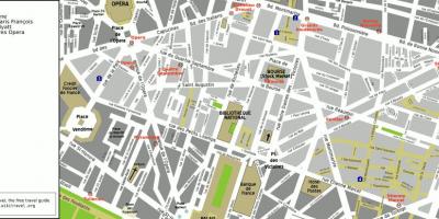Karte 2nd arrondissement (Paris