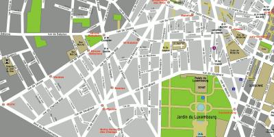Karte 6 arrondissement (Paris
