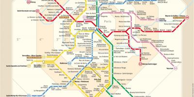 Karte RER