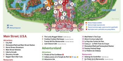 Karte Disneyland Paris