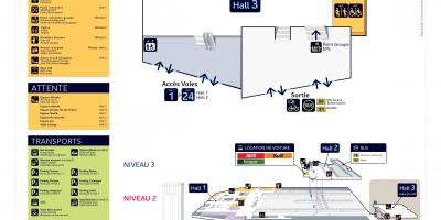 Karte Gare Montparnasse Zāle 3