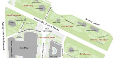 Karte Jardin des Champs-Élysées