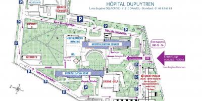 Karte Joffre-Dupuytren slimnīcā