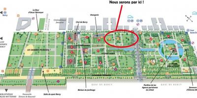 Karte Parc de Bercy
