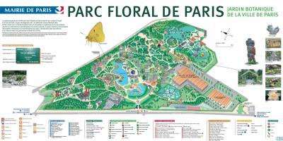 Karte Parc floral de Paris
