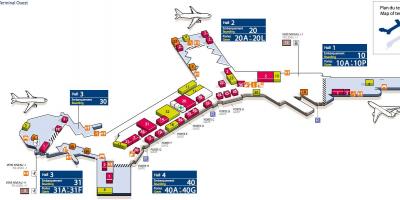 Karte Rietumu Orly lidosta