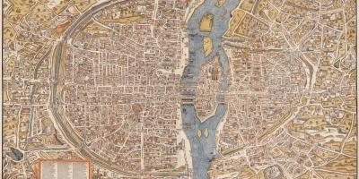 Karte Veco Parīzē