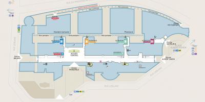 Karte Georges-Pompidū slimnīcā